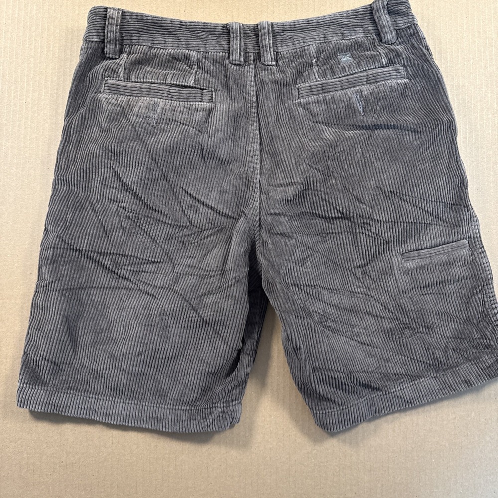 Quicksilver Waterman Corduroy Shorts Men's Size 32 Brown Skater Surf 9" Inseam - Picture 10 of 11